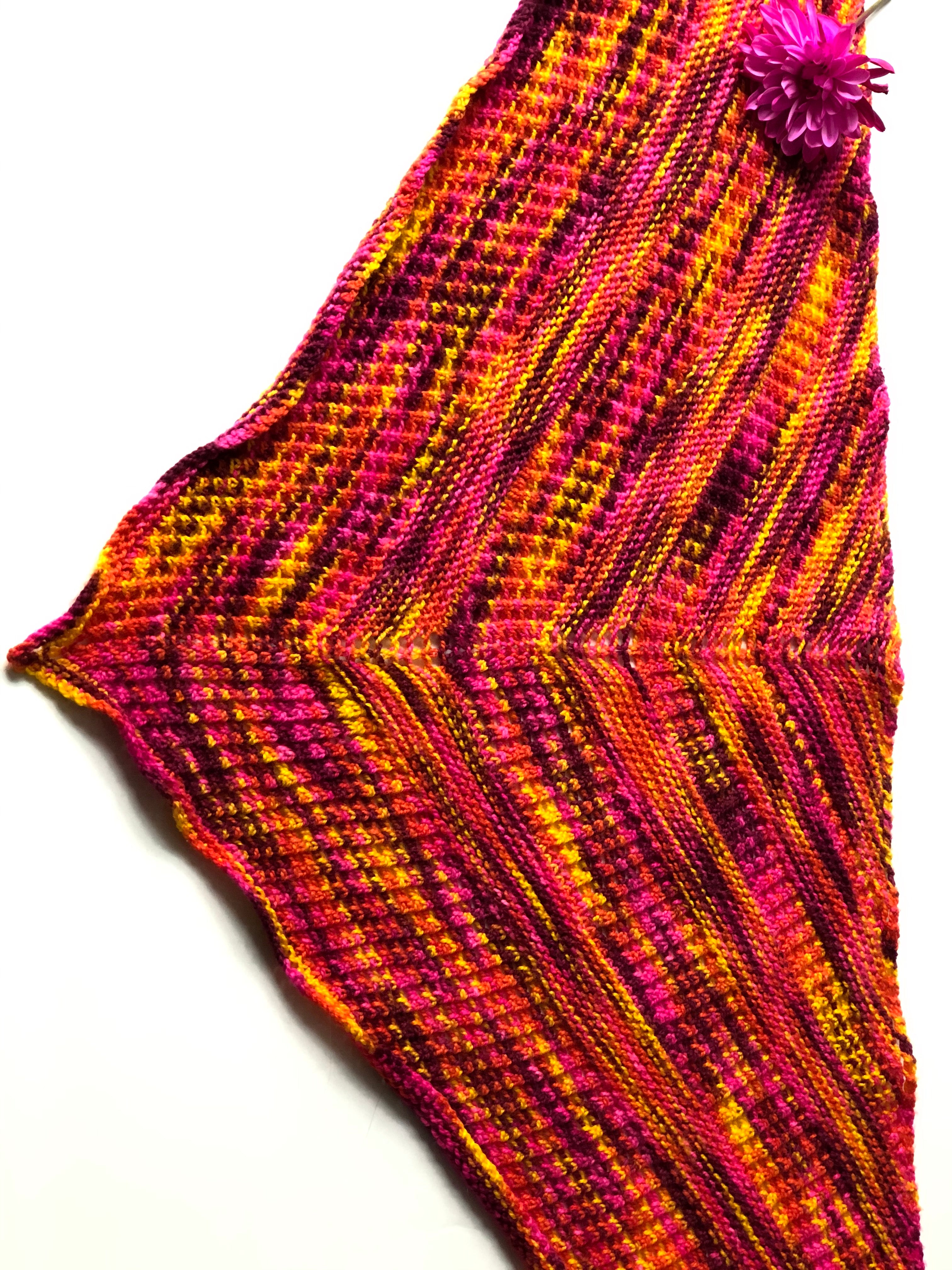 The Sunset Shawlette