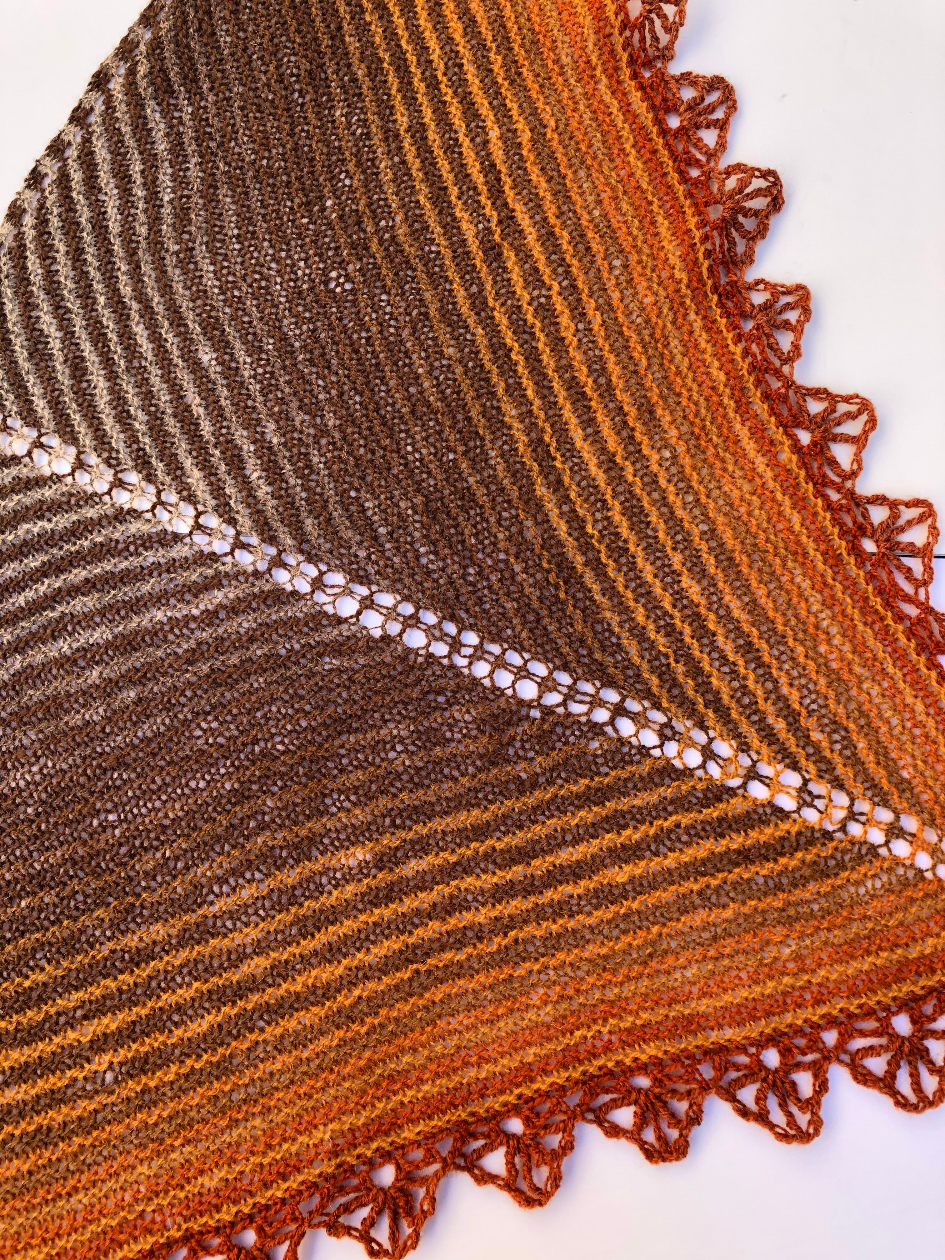 Autumn Riesling Ombre Shawl